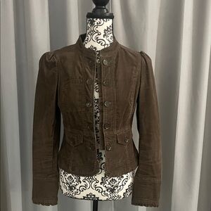 Elegant Brown Women's Blazer